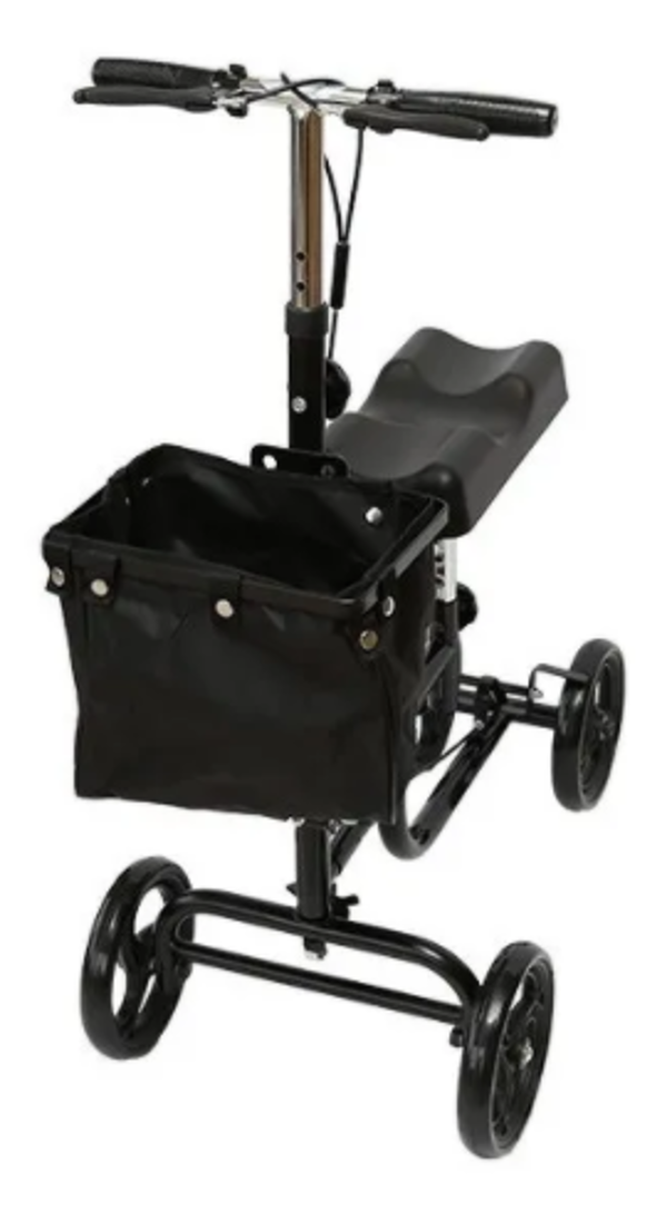 andadera para rodilla con canastilla