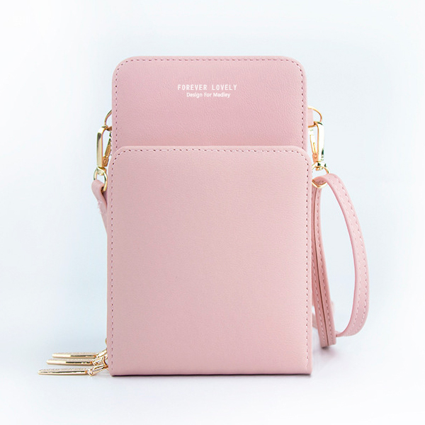 Elegante Cartera Porta Celular Para Mujer Bolsa Ajustable