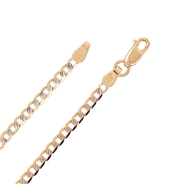 Cadena Barbada 065 en Oro Amarillo de 14 K + Obsequio