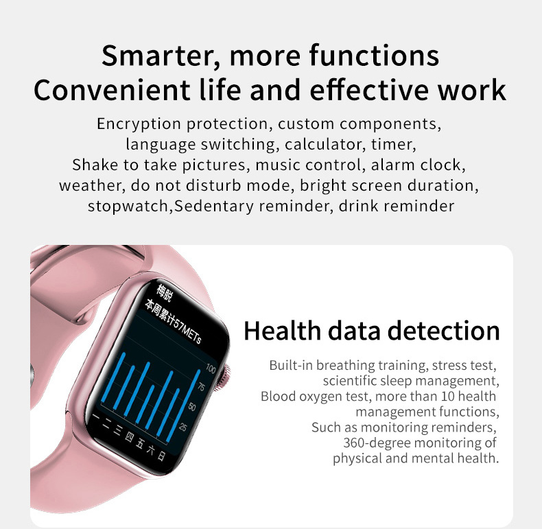 SMARTWATCH M26 PLUS BY NS TECH Con Carga Inalambrica y Juegos Negro