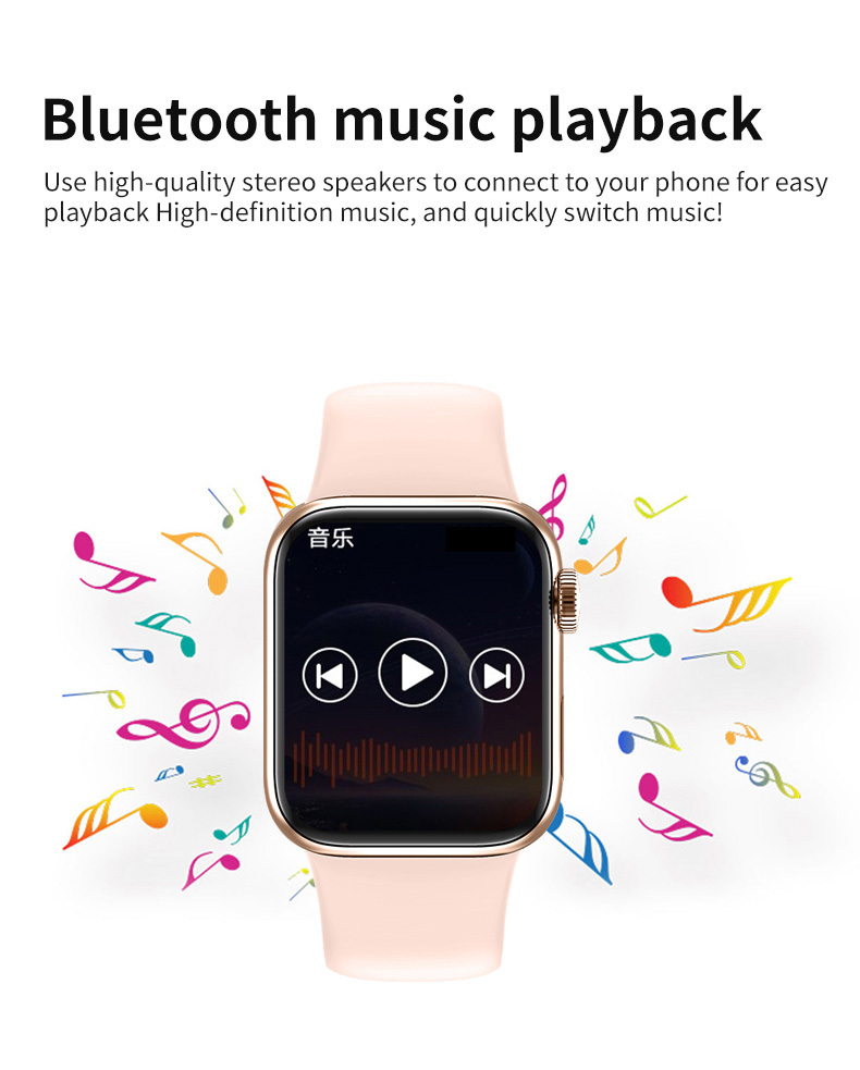 SMARTWATCH M26 PLUS BY NS TECH Con Carga Inalambrica y Juegos Negro