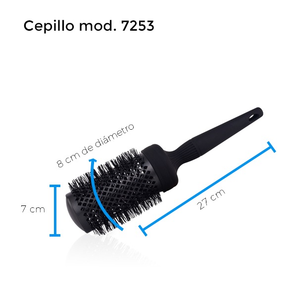 Juego 5 Cepillos Para Cabello Redondo Térmico Cerámica Potters