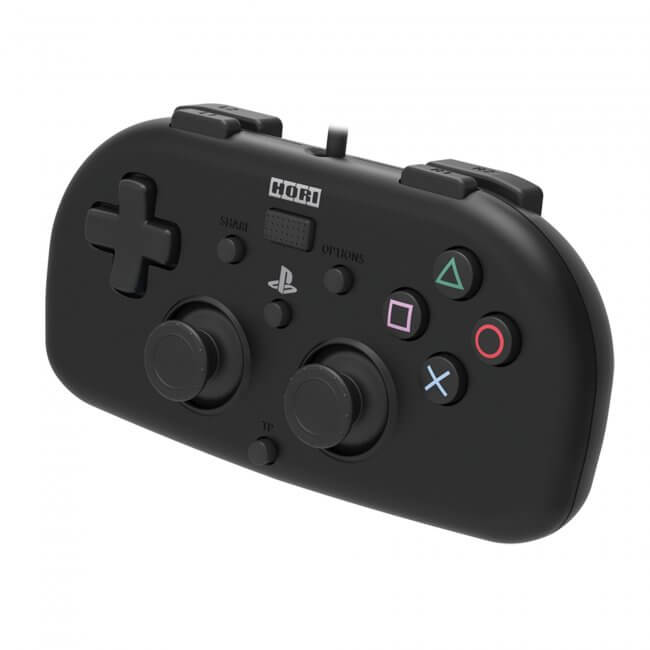 Control mini Gamepad alambrico PS4 Negro