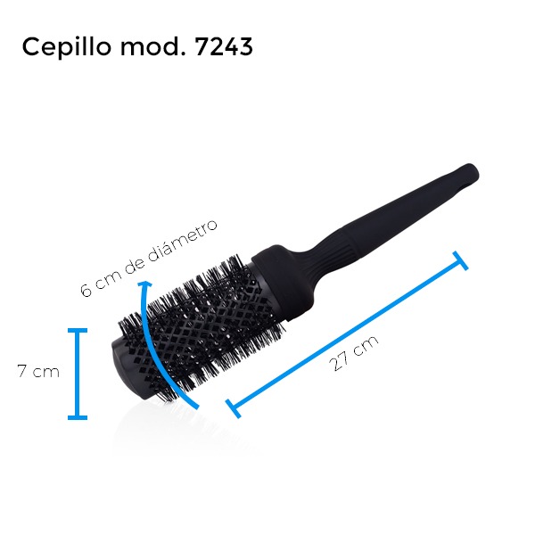 Juego 5 Cepillos Para Cabello Redondo Térmico Cerámica Potters