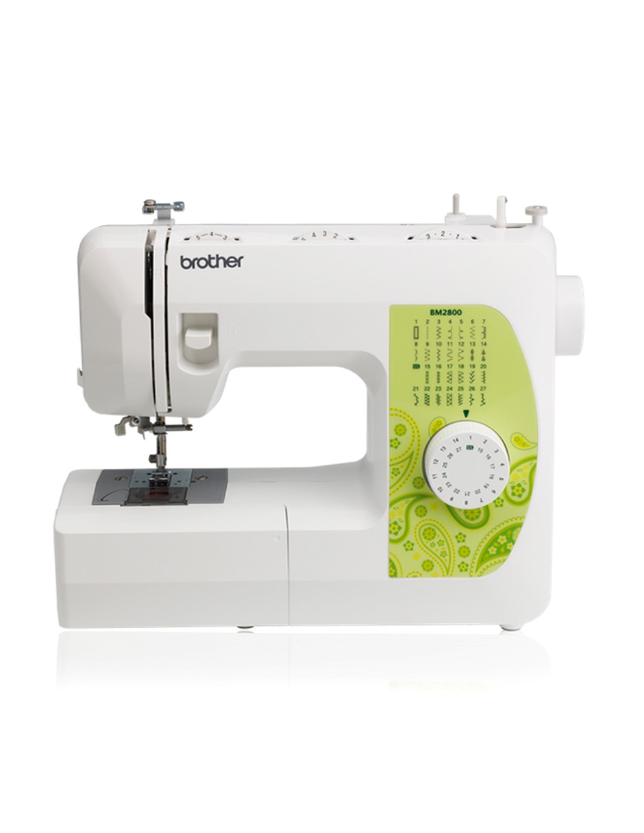 Máquina de Coser Mecánica Brother BM2800 27 Puntadas Incorporadas con 63 Funciones Costura 110V-Blanco 