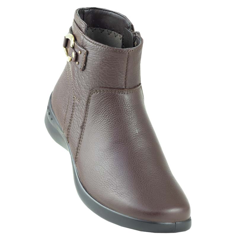 BOTINES CASUALES FLEXI PARA DAMA ORIGINALES 48325 CAFÉ COMODOS