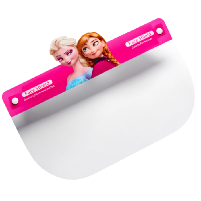 Protector Careta Facial para niñas Anti-salpicaduras 3-Pack modelo Frozen 3 a 12 Años  
