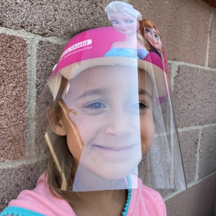 Protector Careta Facial para niñas Anti-salpicaduras 3-Pack modelo Frozen 3 a 12 Años  