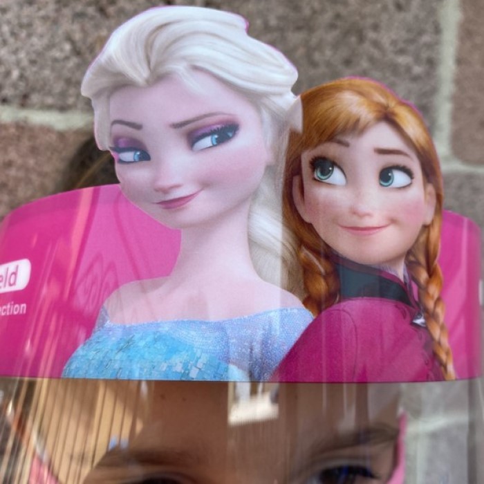 Protector Careta Facial para niñas Anti-salpicaduras 3-Pack modelo Frozen 3 a 12 Años  