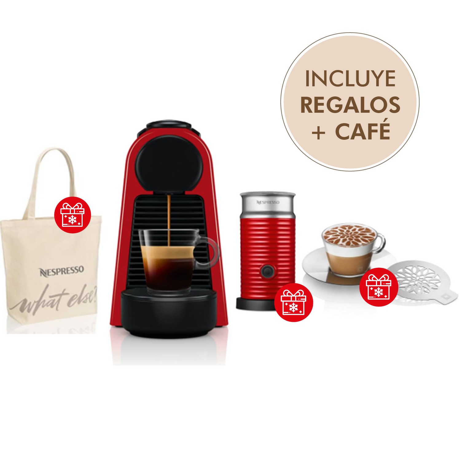 Cafetera Nespresso Cafe Capuchino Incluye Obsequios