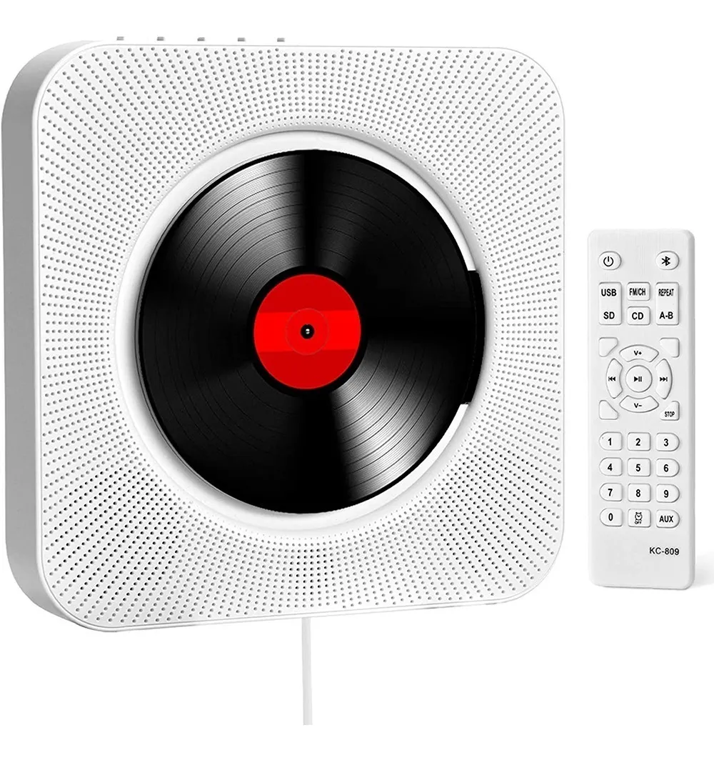 Portátil Montado Pared Música Reproductor Amplifica Audio