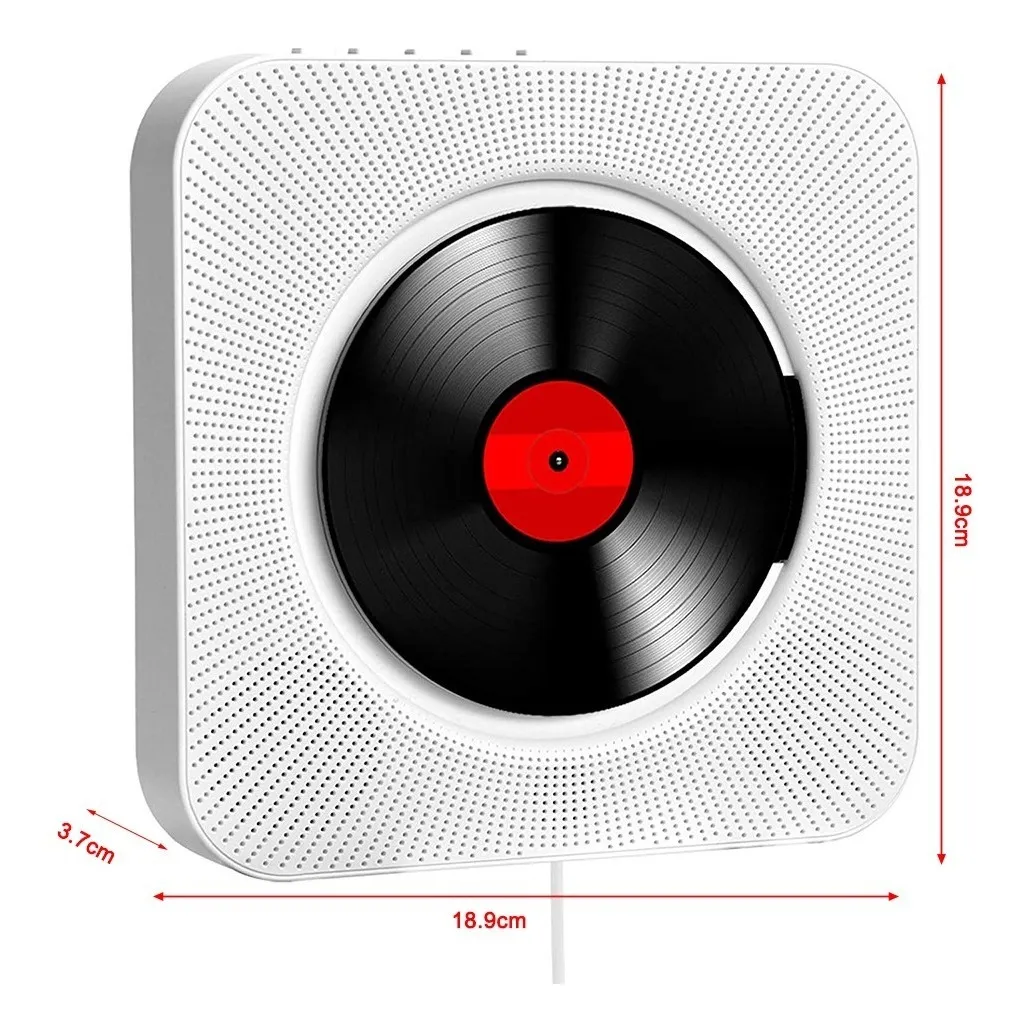 Portátil Montado Pared Música Reproductor Amplifica Audio