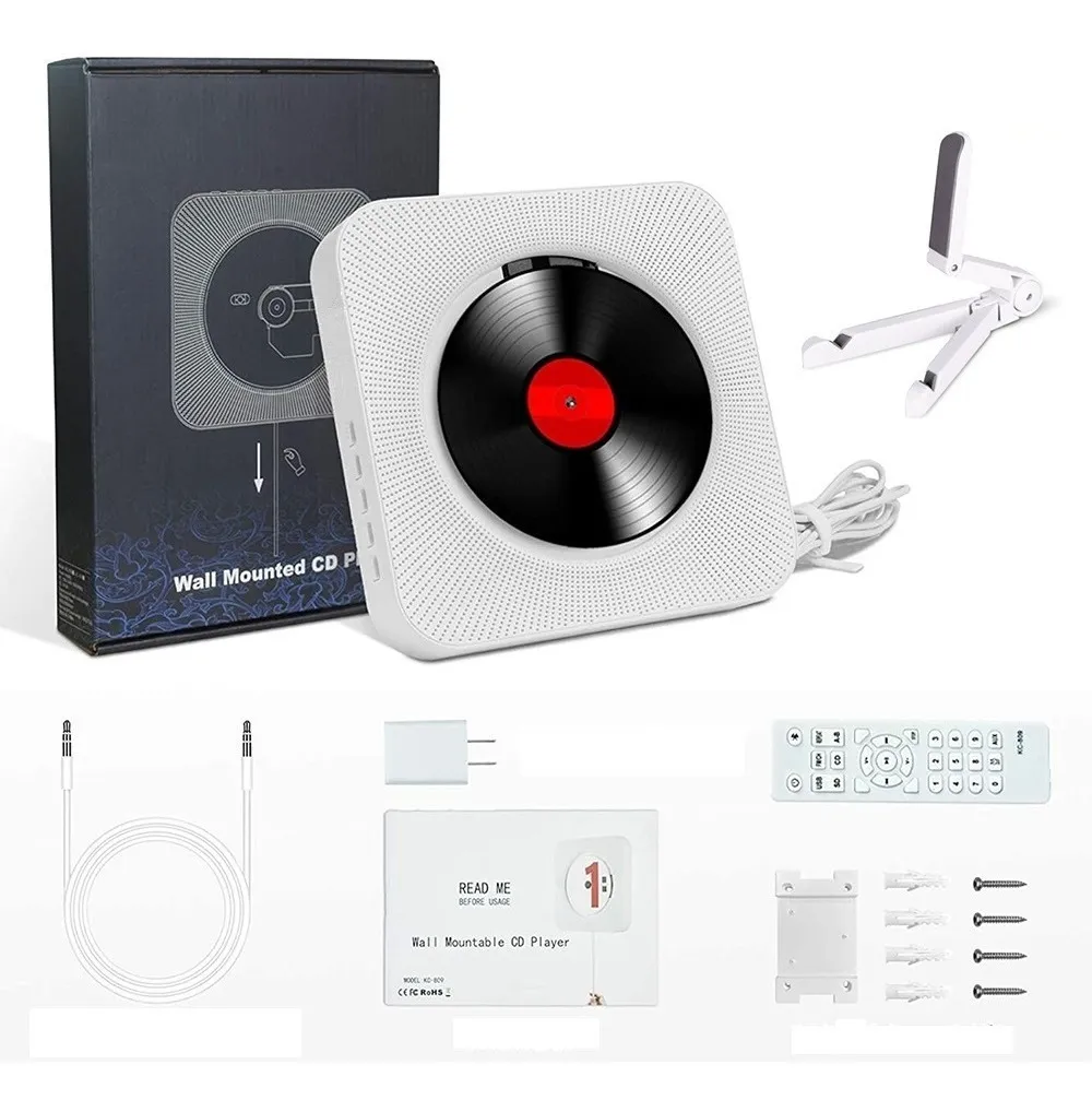 Portátil Montado Pared Música Reproductor Amplifica Audio