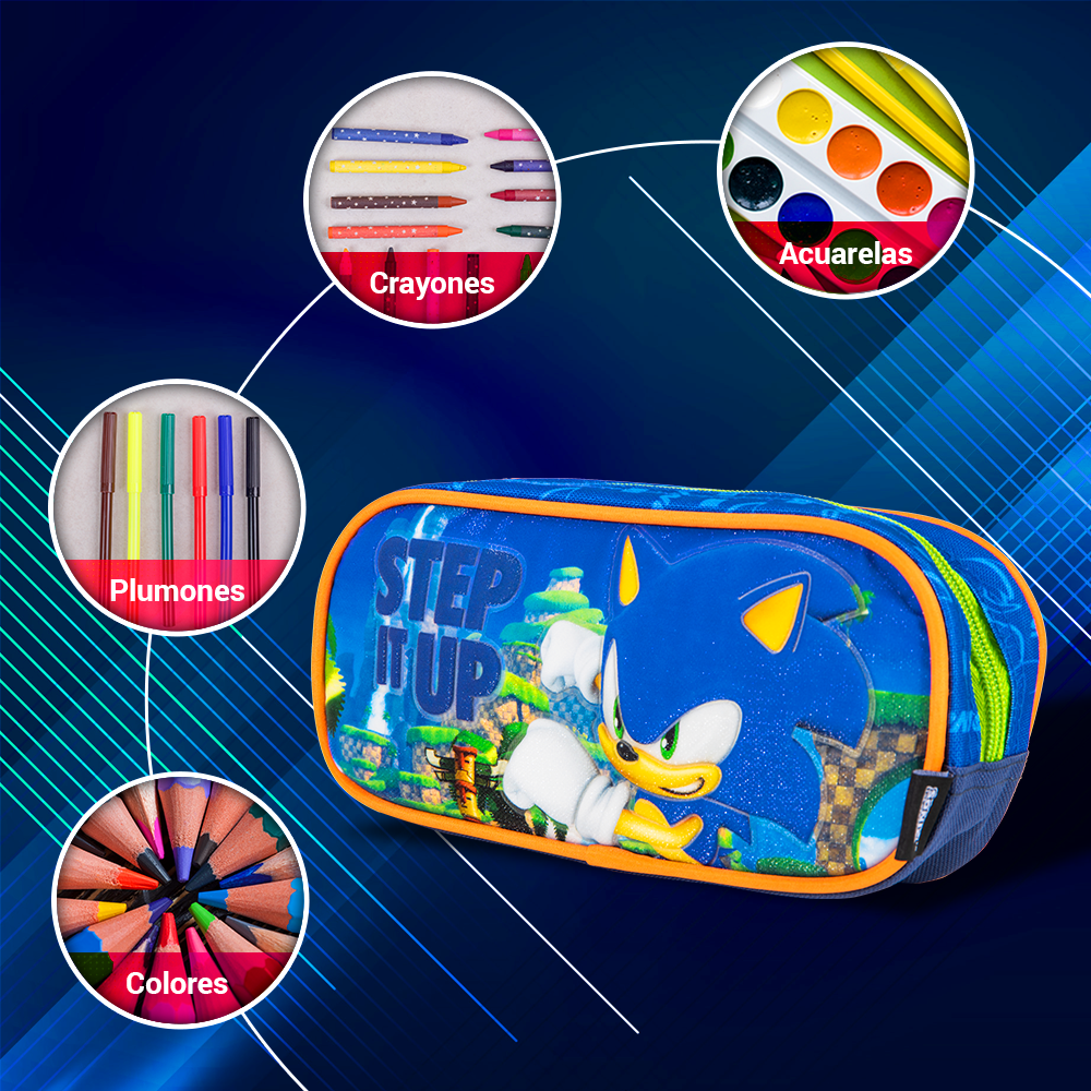 Lapicera Infantil Sonic Original Step It Up