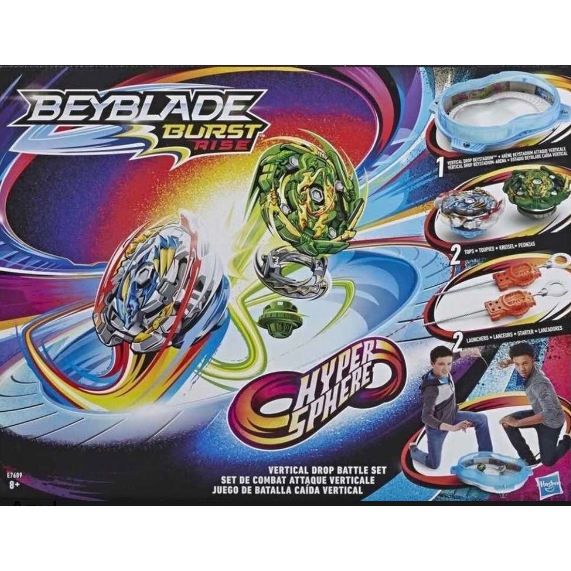 Juego Beyblade Burst Rise Set De Batalla E7609