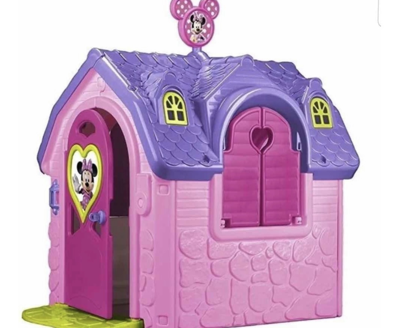 Casita Rosa Con Tobogán Lovely House Minnie Mouse
