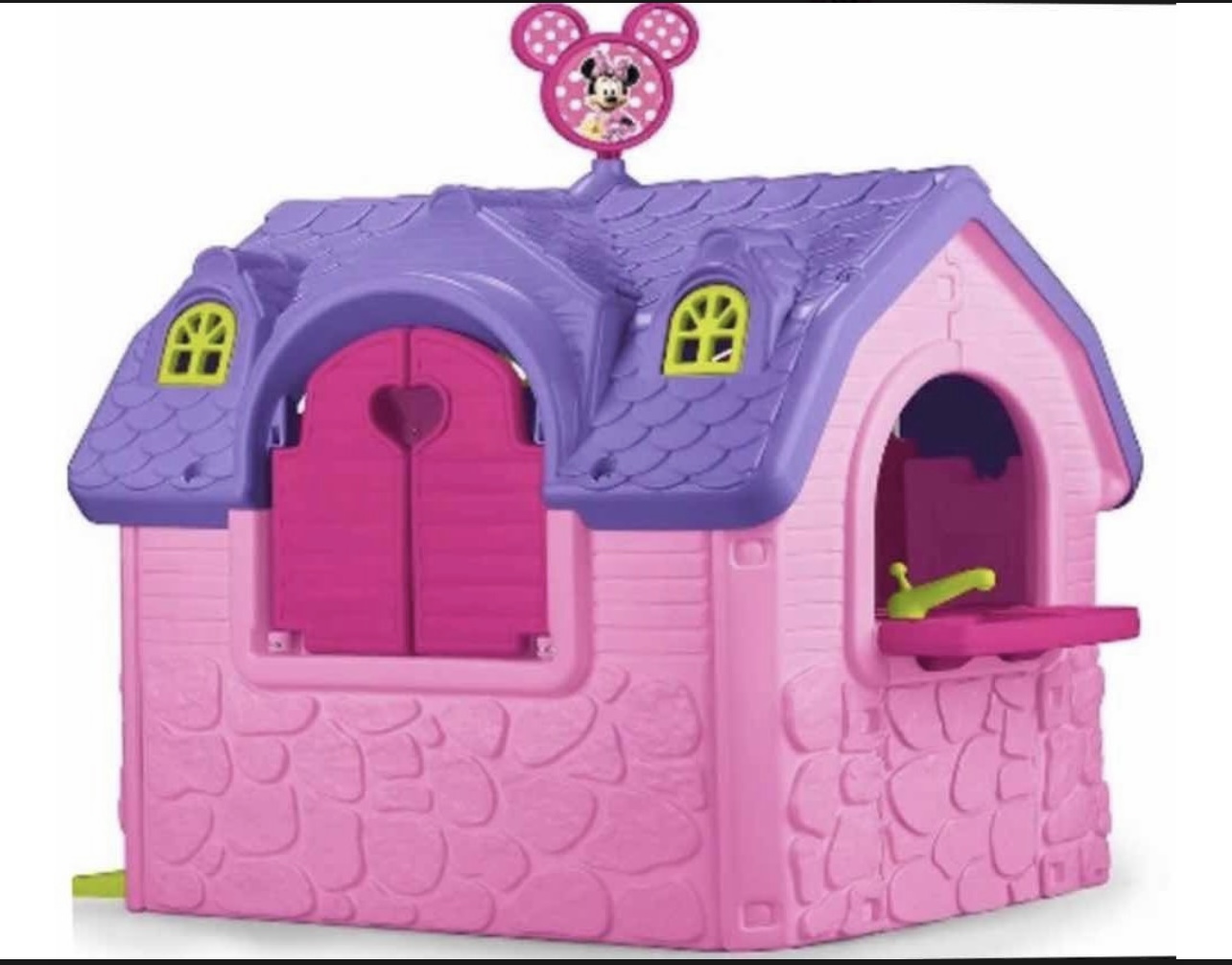 Casita Rosa Con Tobogán Lovely House Minnie Mouse