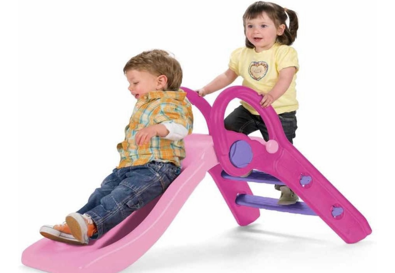 Casita Rosa Con Tobogán Lovely House Minnie Mouse