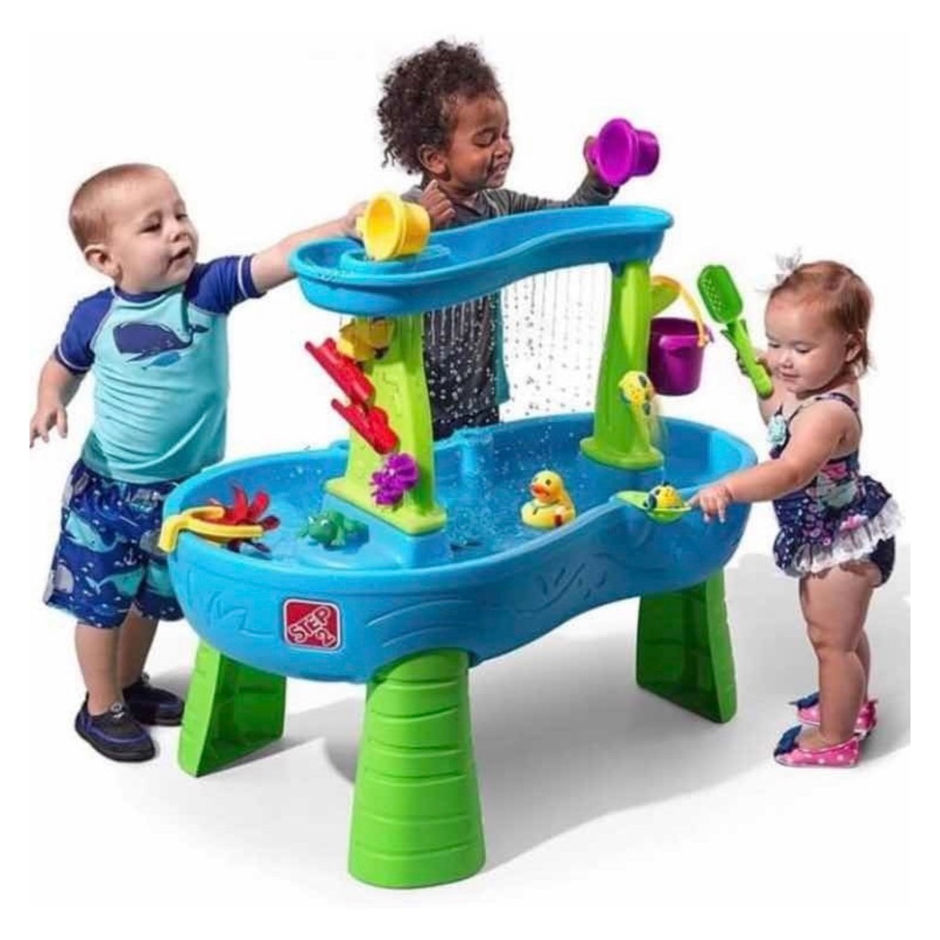 Centro De Juegos Step2 Rain Showers Splash Pond Water Table