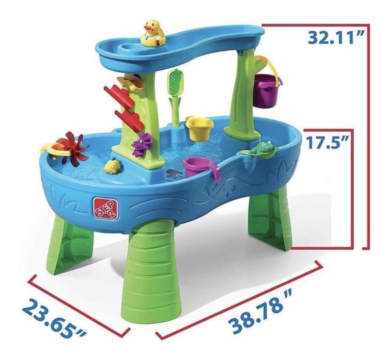 Centro De Juegos Step2 Rain Showers Splash Pond Water Table