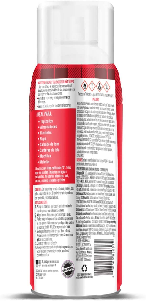 Teflon Protector De Telas Repelente Liquidos Manchas 1 Pza