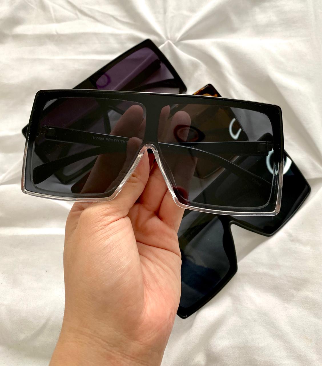 lentes de sol para mujer dama grandes cuadrados economicos calidad premium proteccion uv400 con estuche