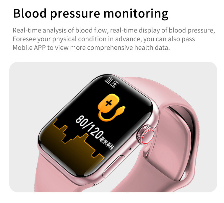 SMARTWATCH M26 PRO BY NS TECH Con Carga Inalambrica y Juegos Rosa