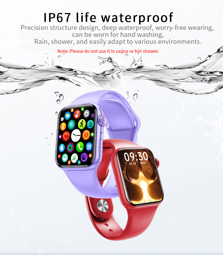 SMARTWATCH M26 PRO BY NS TECH  Con Carga Inalambrica y Juegos Lila