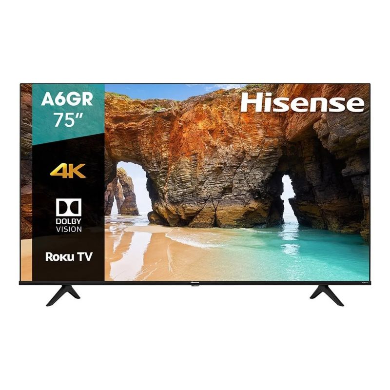 Pantalla Hisense 4k Uhd 75 pulgadas 75A6GR 