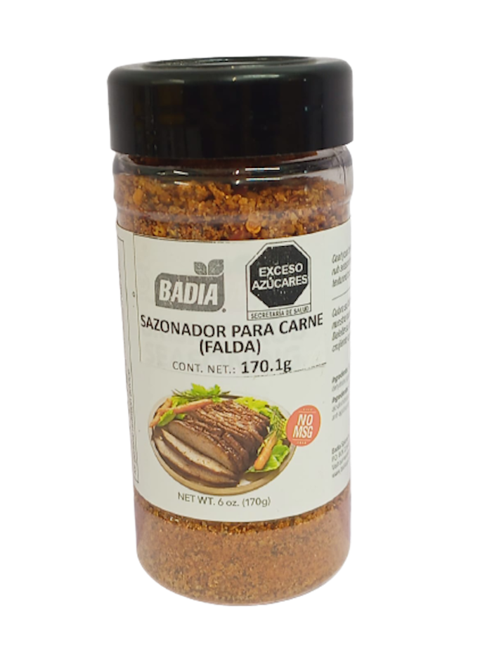 Badia Sazonador Para Carne Falda 170.1g U.s.a