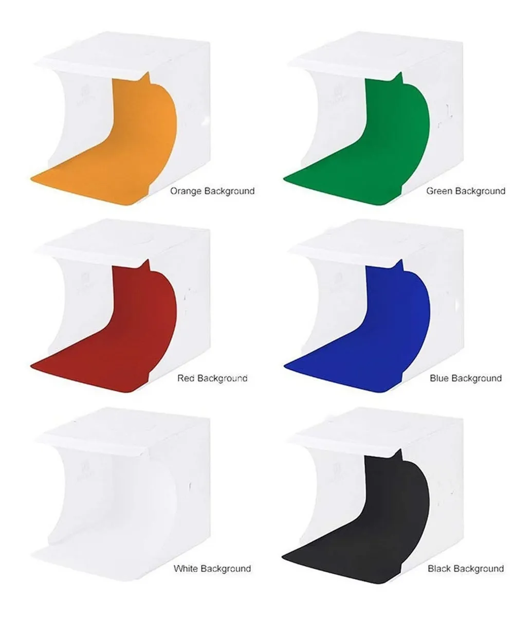 Caja De Luz Led Estudio Fotográfia Portatil Pequeña