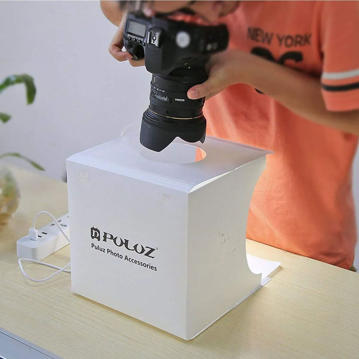 Caja De Luz Led Estudio Fotográfia Portatil Pequeña