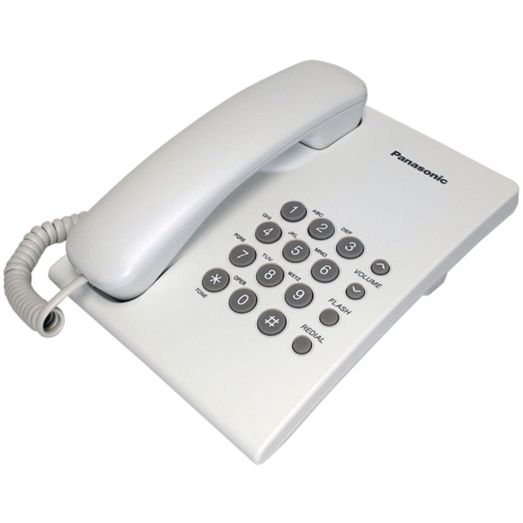 Teléfono sobremesa panasonic kx-ts500exw/ blanco - Depau