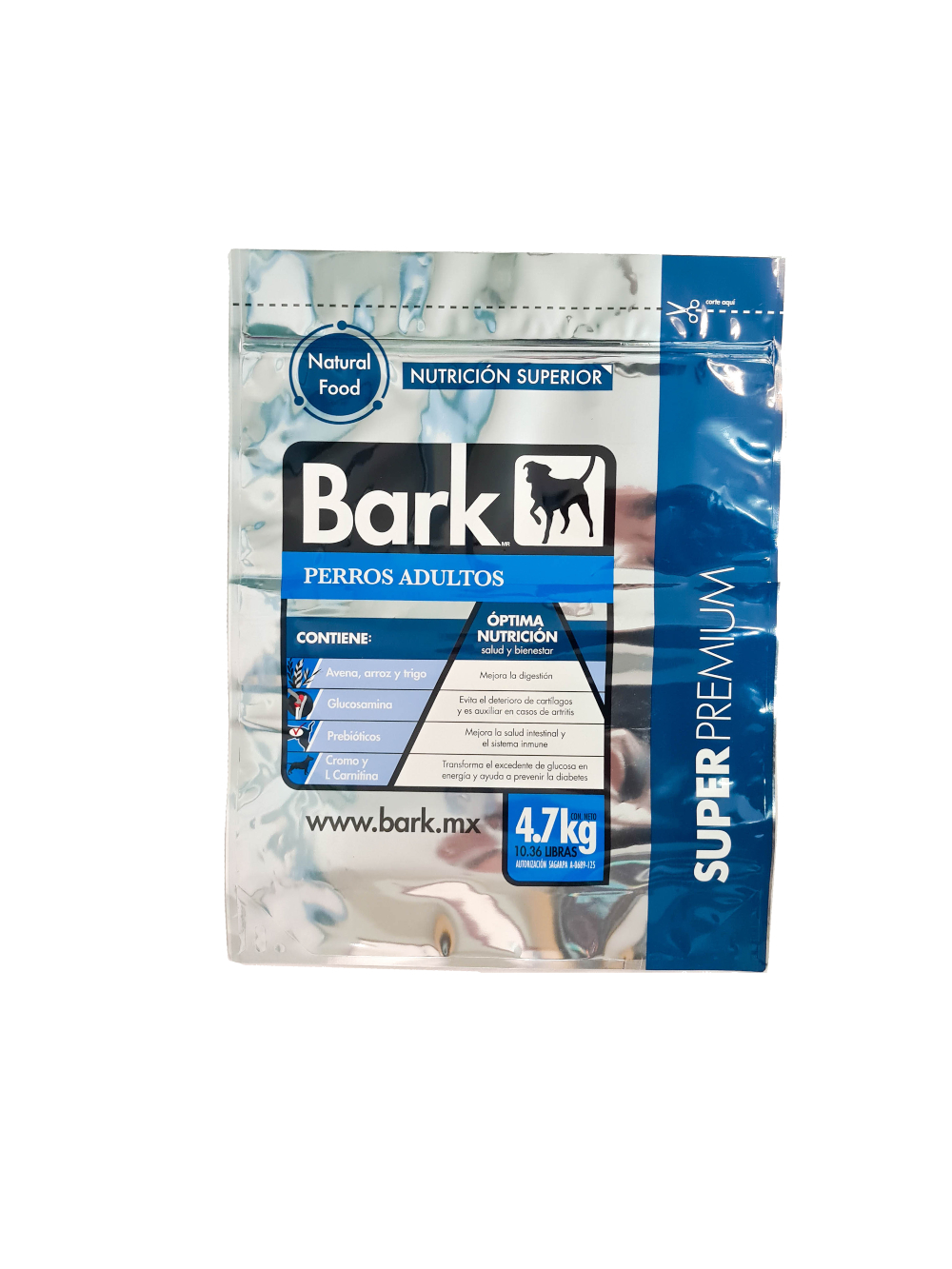 Croquetas Alimento para Perro BARK Adulto 4.7Kg Super Premium