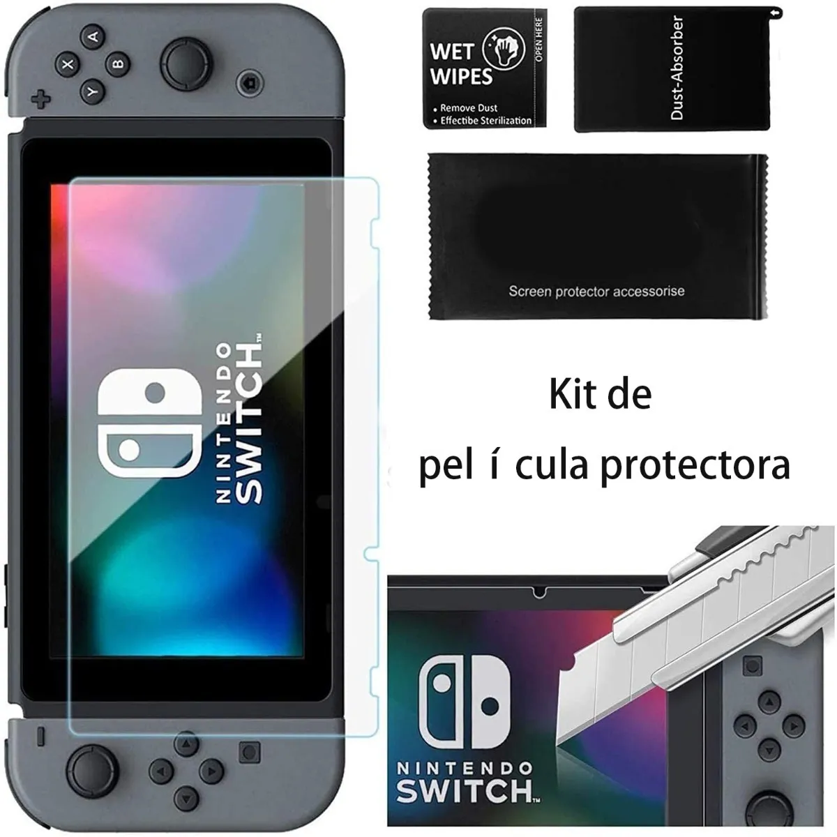 Kit De Accesorios Con Estuche Para Nintendo Switch- Travel