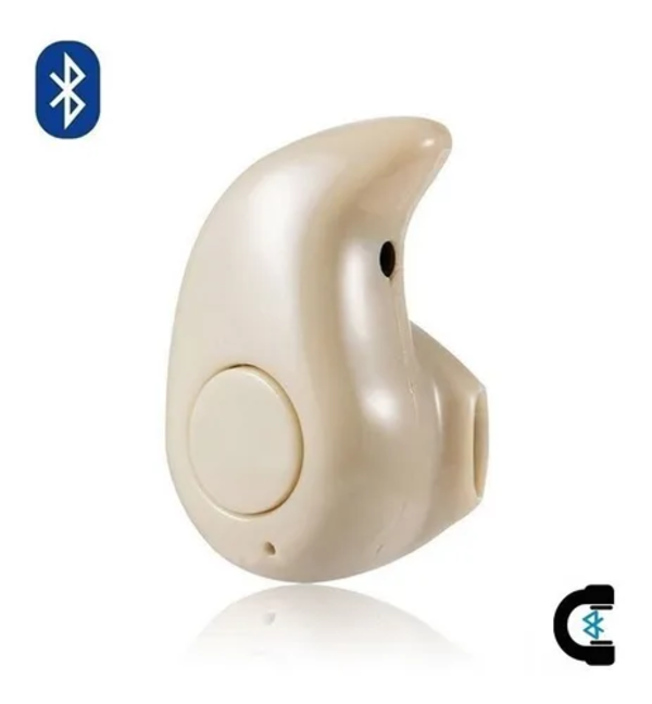 Auricular Mini Audífono Bluetooth Manos Libres Color Piel