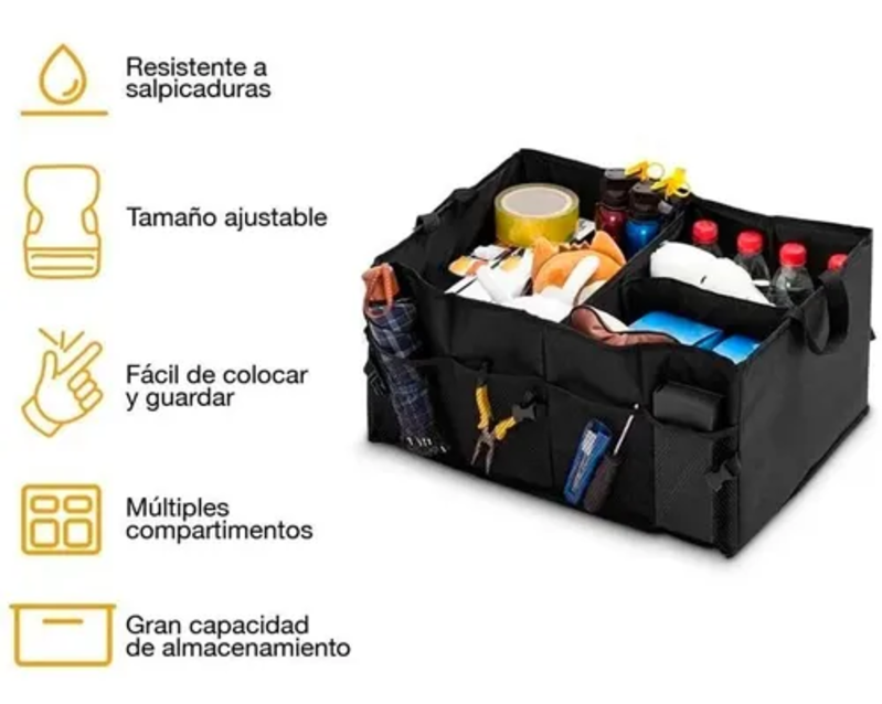 Organizador Cajuela Plegable Impermeable para Automóvil