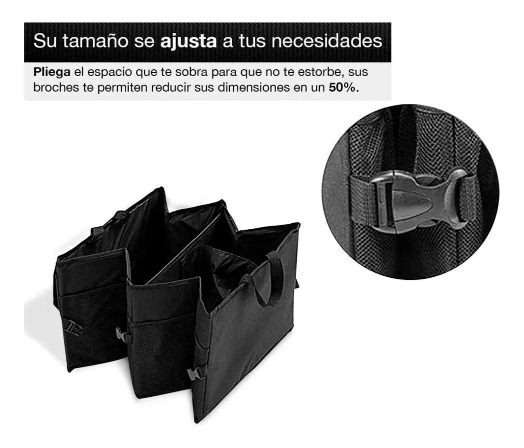Organizador Cajuela Plegable Impermeable para Automóvil