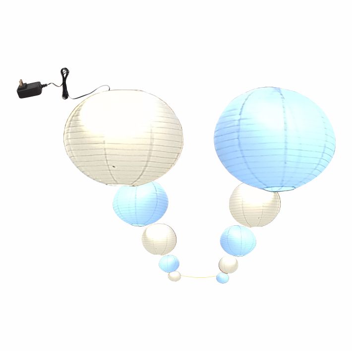 Series de luz Led Decorativas Bodas Xv Años Eventos Fiestas  12.8 Metros luces mezcladas una es cálida y la otra es fría incluye 10 esferas chinas