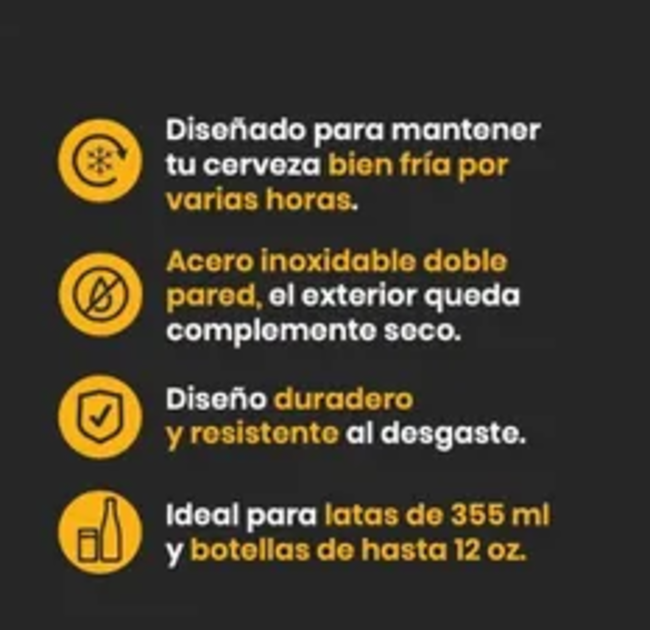 Portabotellas Portalatas Termo Arol Acero Inoxidable Silver