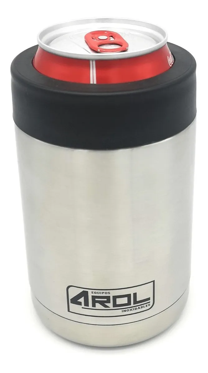 Portabotellas Portalatas Termo Arol Acero Inoxidable Silver