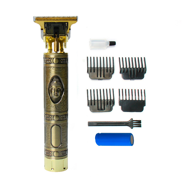Maquina Terminadora de Corte de Cabello Perfiladora Inalambrica Recargable Trimmer Diseño Buda