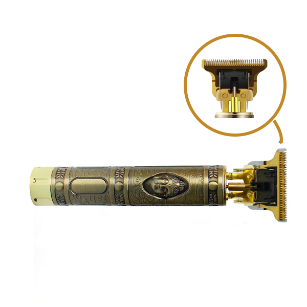 Maquina Terminadora de Corte de Cabello Perfiladora Inalambrica Recargable Trimmer Diseño Buda