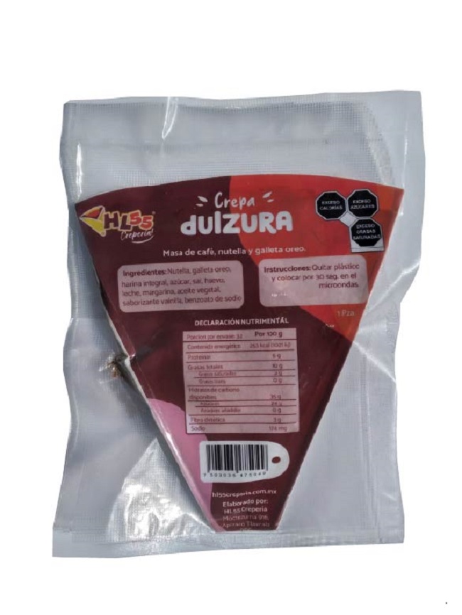 Crepas Rellenas Preparadas Y Embazadas Al Vacío