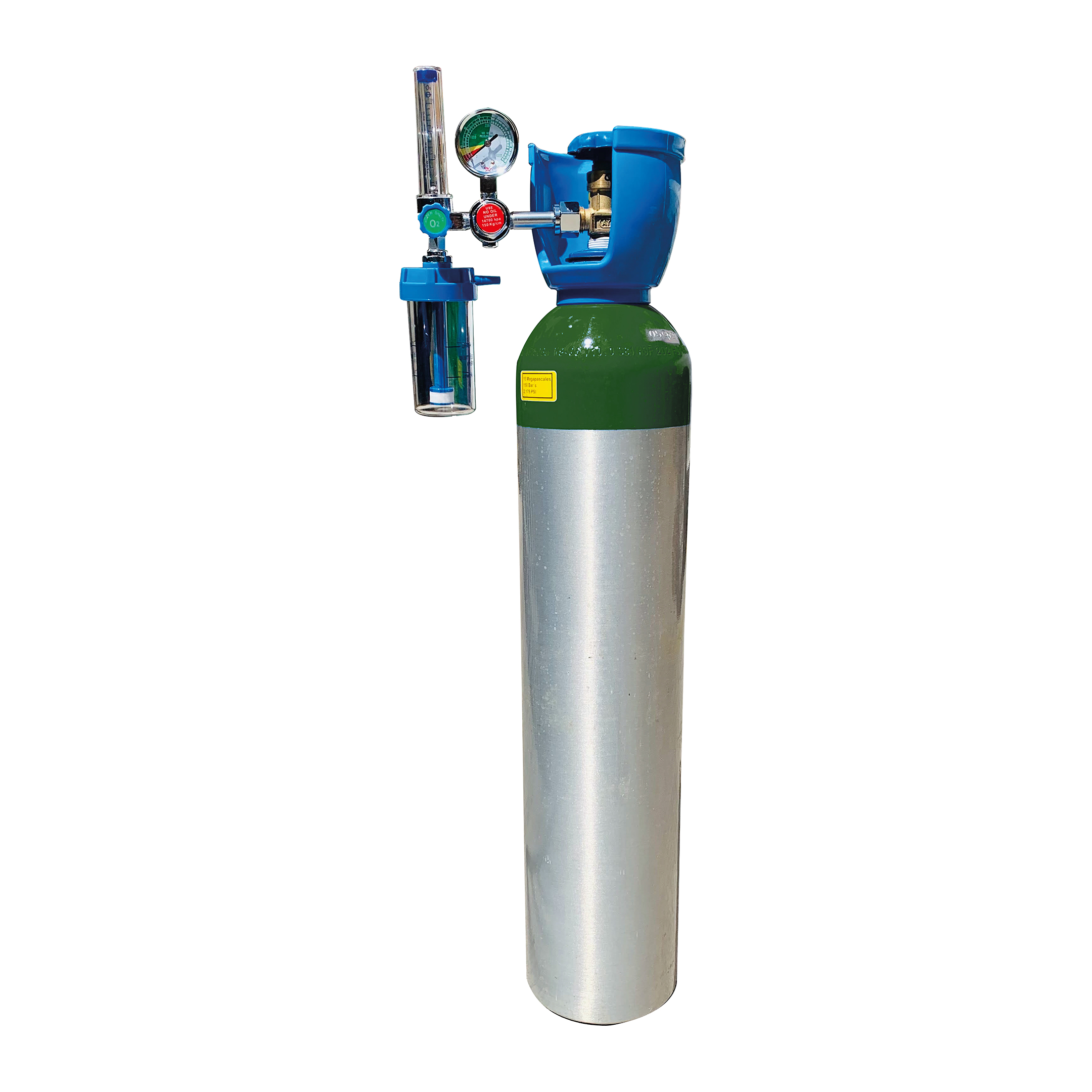 Tanque de Oxígeno Medicinal 1,725 lts. con Set de Accesorios Incluidos  