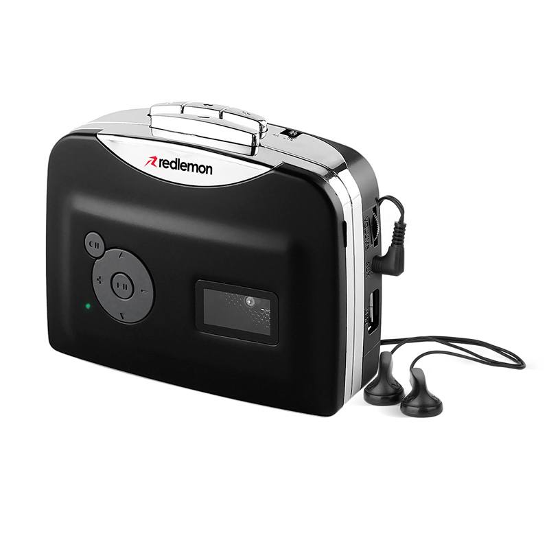 Reproductor y Convertidor de Casetes a MP3 Audífonos Redlemon