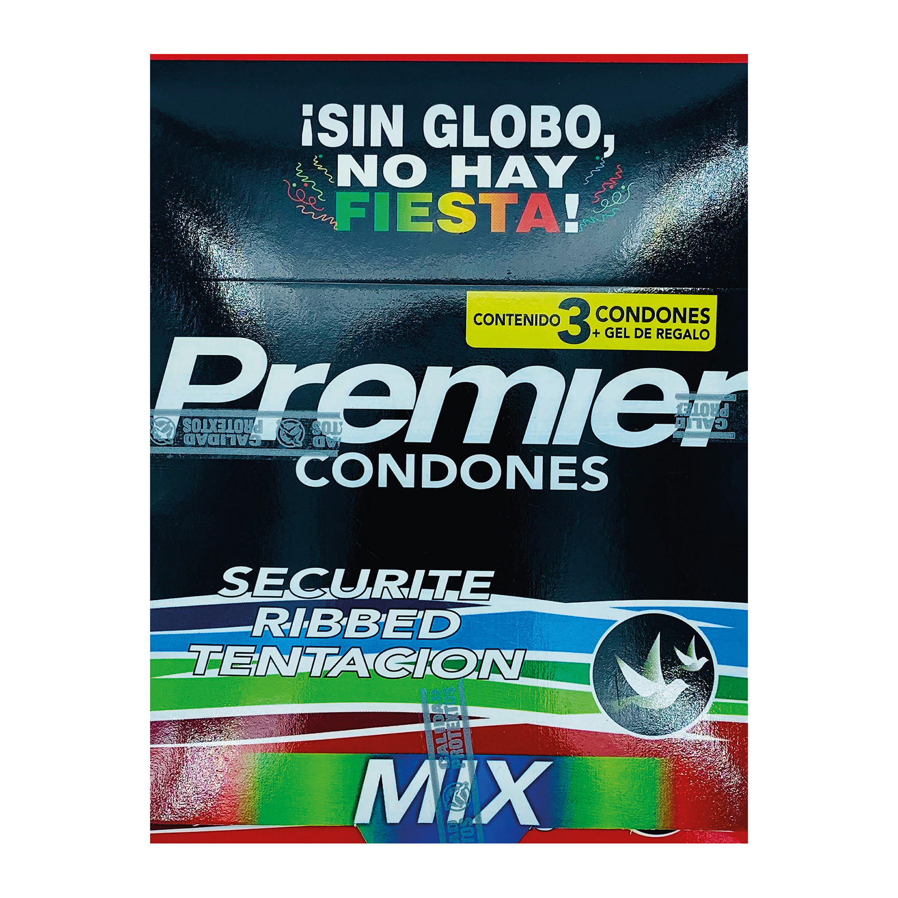 72 Condones Premier Mix, Con 24 Geles Lubricantes De Regalo