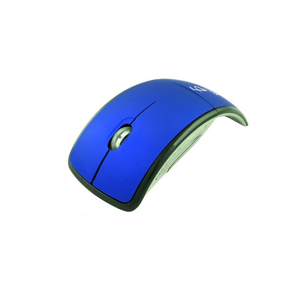 Mouse Inalámbrico Plegable Wireless Abatible Dpi 1200 Azul