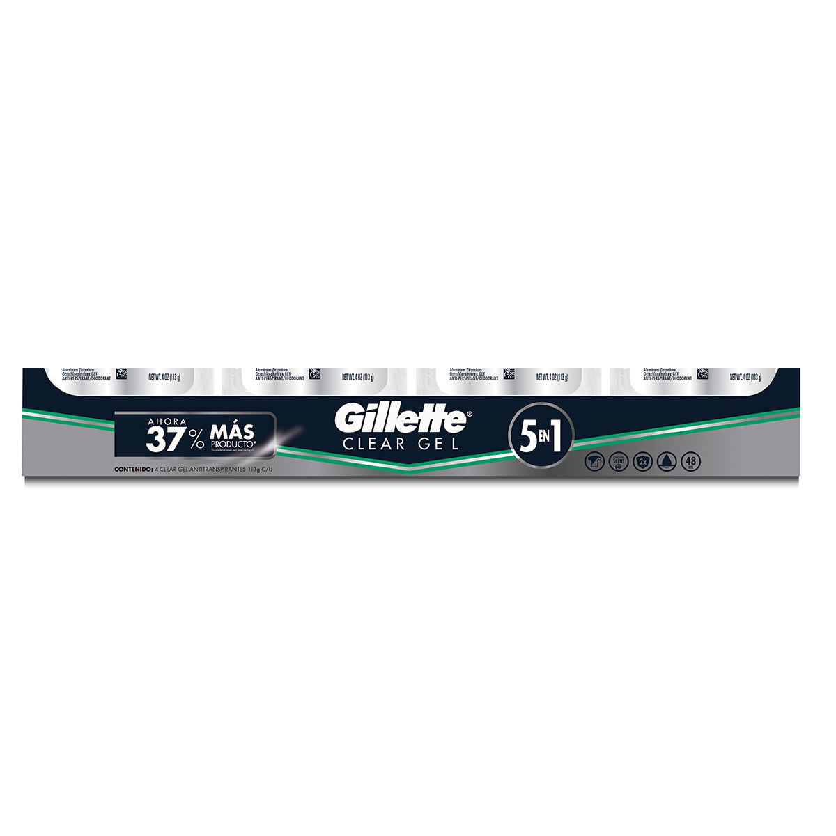 Gillette Antitranspirante Complete Protect 4 pzas de 113 g