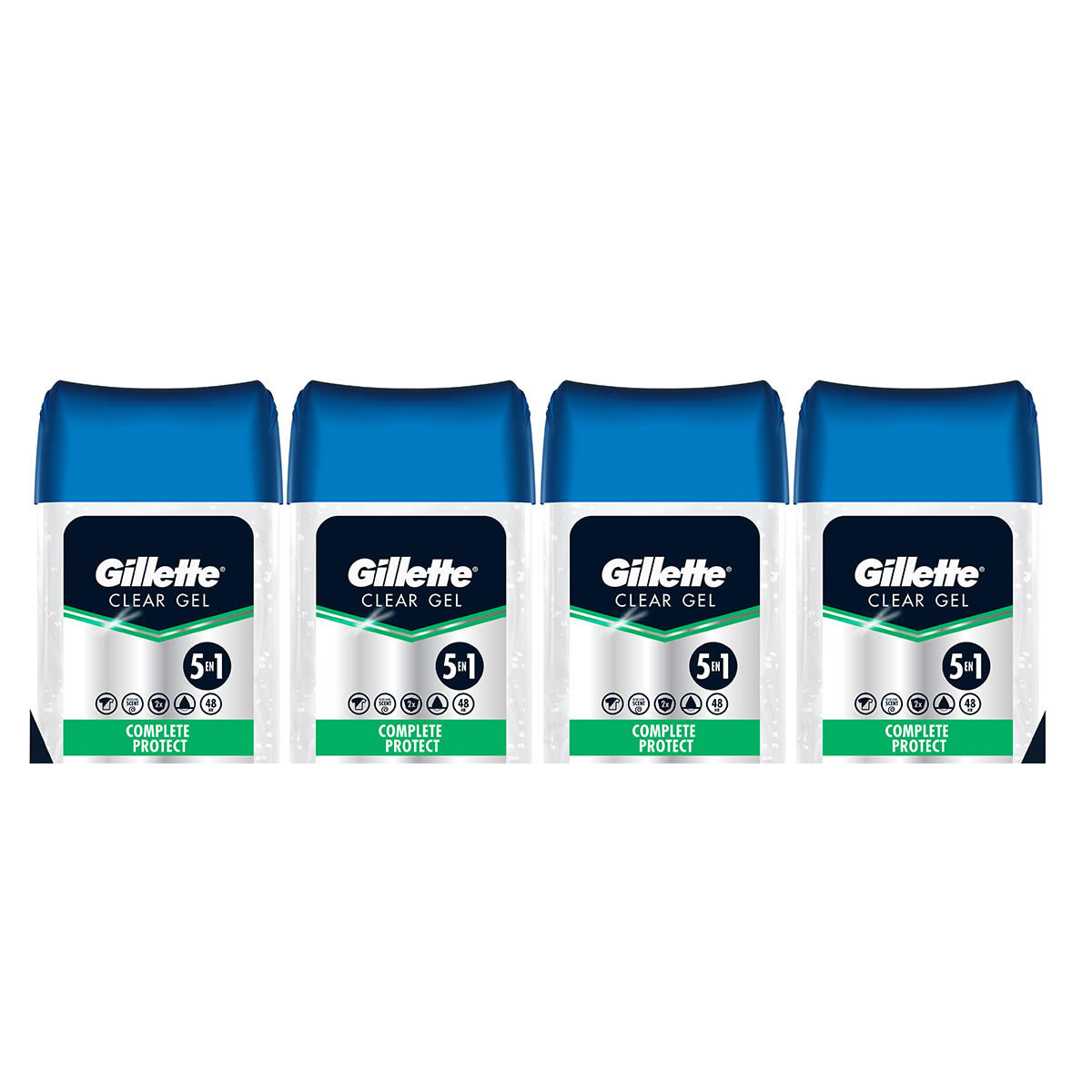 Antitranspirantes 4 Pz de 113g Gillette Complete Protect CST